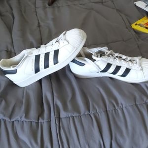 White classic ortholite superstar adidas